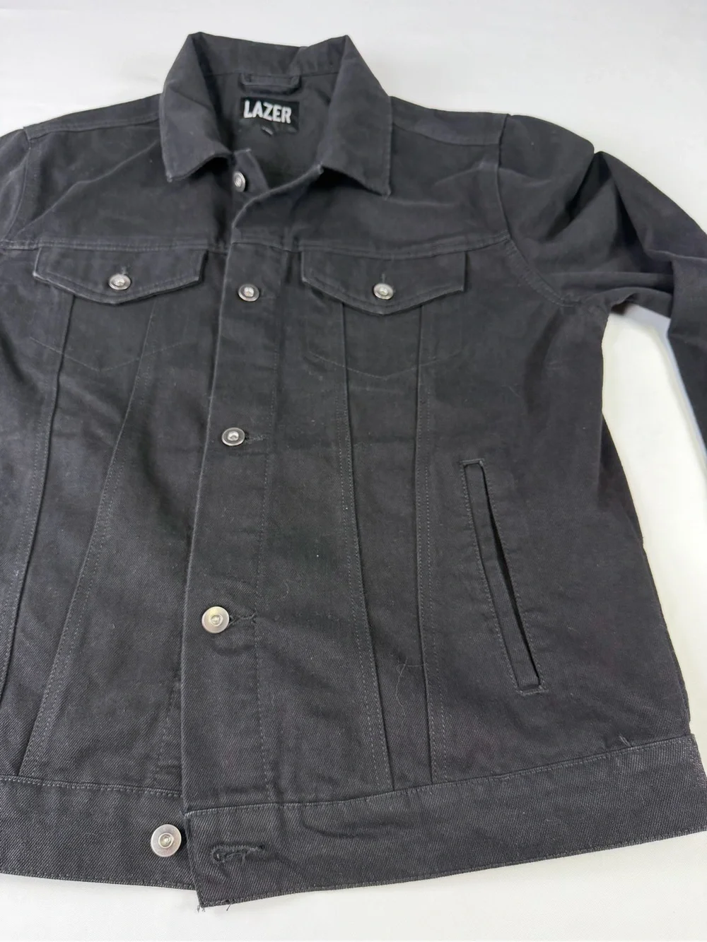 Lazer black denim